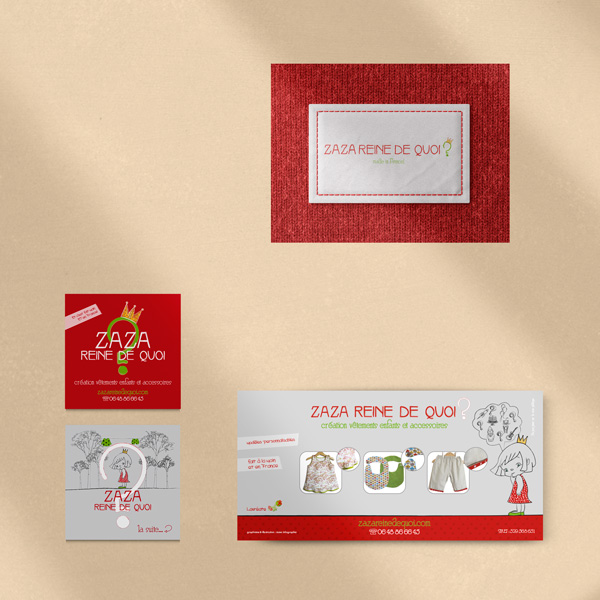 Support-de-communication-Zaza-Reine-de-quoi-graphiste-strasbourg